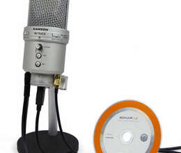 Studiya üçün mikrofon, kolonkalar