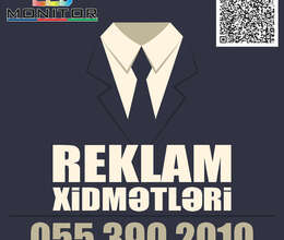 Reklam xidmətləri və led monitor