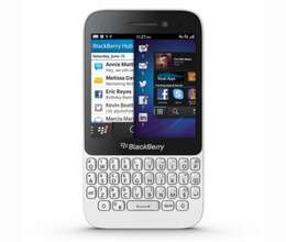  BlackBerry Q 5  White		 		
