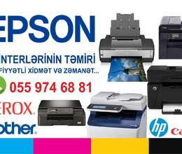 Epson Canon Xerox Hp ve diger butun printerlerin temiri
