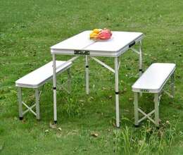 4 nəfərlik çamadan tipli açılıb yığılan Stol