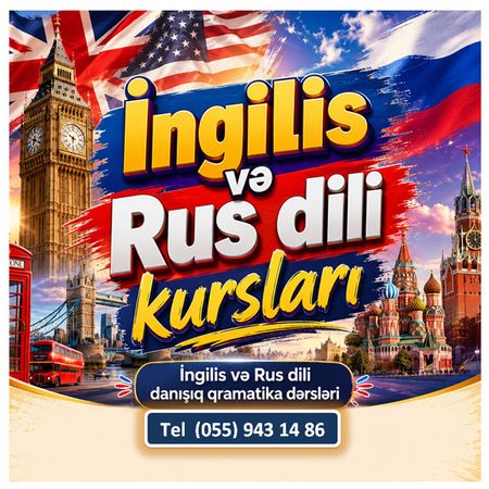 İngilis Və Rus Dili Dərsləri Danışıq Qramatika – Hazırlıq kursları – ucuztap.az