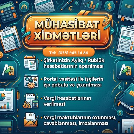 Vergi Hesabatlarınızı Peşəkara Həvalə Edin – Mühasibat xidmətləri – ucuztap.az