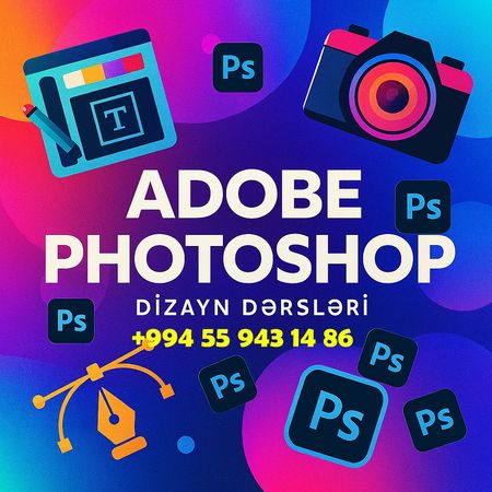 Adobe Photoshop Dersleri Fərdi Professional Şəkildə Öyrədilir Zəmanətlə – Hazırlıq kursları – ucuztap.az