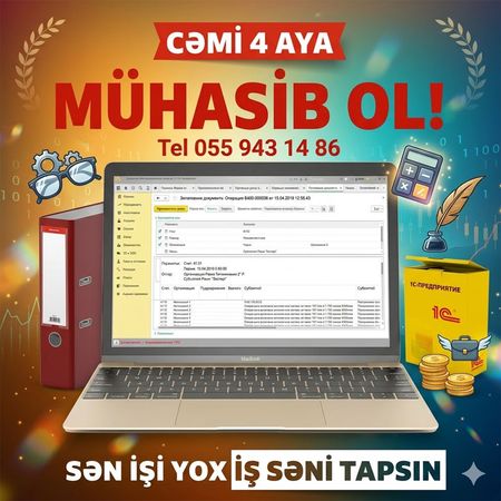 Vergi Mühasibat 1C Dərsləri Fərdi Praktiki Və Nəzəriyyə – Bakı – ucuztap.az