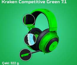 Razer Kraken Competitive Green 7.1 Surround - Gaming
