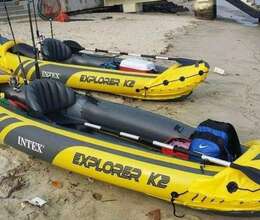 Hava ilə doldurma 2 nəfərlik Qayıq.İNTEX
