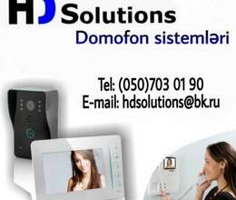 Domofon sistemləri – Təhlükəsizlik sistemlərinin qurulması – ucuztap.az