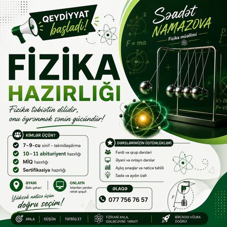 Fizika Hazırlığı – Bakı – ucuztap.az
