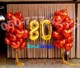 Ad gunu helium şar bezedilme