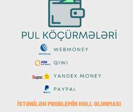 Webmoney/Qiwi/Yandex Azərbaycan