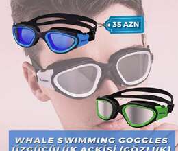 Whale Swimming Goggles Üzgüçülük Açkisi (Gözlük) – Fitnes və trenajorlar – ucuztap.az