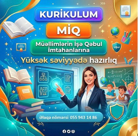 MİQ Kurikulum Hazırlığı – Hazırlıq kursları – ucuztap.az