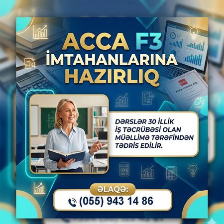 ACCA Və F3 Imtahanlarına Hazırlıq – Bakı – ucuztap.az