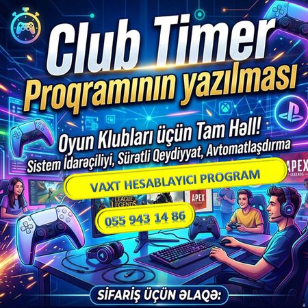 Club Timer Proqramını Quraşdırın – IT, internet, telekom – ucuztap.az