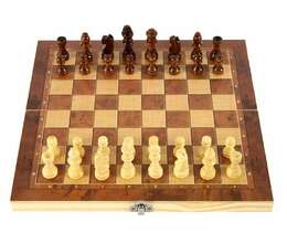 3 IN 1 Wooden International Chess Set (Maqnitli Şahmat və Nərd Dəsti) – Fitnes və trenajorlar – ucuztap.az