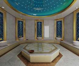 Türk hamamı tikintisi, par otağı – Santexnika və sauna – ucuztap.az