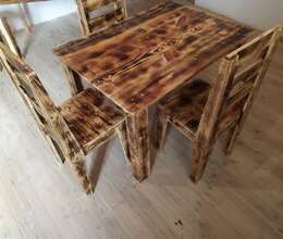 Restoran və bağ üçün masa və stullar