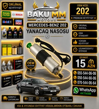 Mercedes-Benz W202 Yanacaq Nasosu (Benzin Pompası) – MERCEDES-BENZ EHTIYAT HISSELERI – Bakı – ucuztap.az