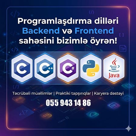 Programlaşdırma Backend Frontend Dərsləri – Bakı – ucuztap.az
