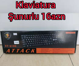 Klaviaturalar mauslar blutuz şunurlu yeni