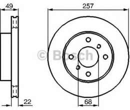 Nissan Oporni disk qabaq