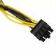 Dual Molex LP4 4 Pin to 8 Pin Power Cable