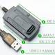 USB 2.0 to IDE SATA Converter Adapter Cable