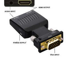 VGA to HDMI Converter Adapter – Kabellər və adapterlar – ucuztap.az