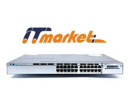 Cisco 3750X-24PoE+ Switch 4X1G Port