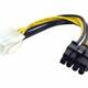 6 pin to 8 pin PCI Express Power Converter Cable for GPU Video Card