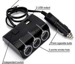 Adaptor avto üçün Car Triple Con Usb – Aksesuarlar – ucuztap.az