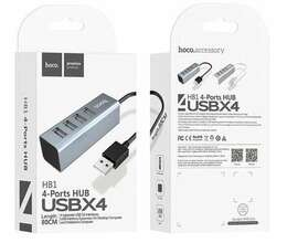 "Hoco HB1" USB HUB adapteri (4 port)
