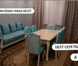 Divan və masa dəsti