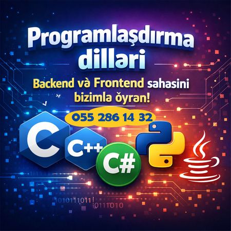 Süni Intellekt Aİ Mobil Programlaşdırma C++ Python Dərsləri – Hazırlıq kursları – ucuztap.az
