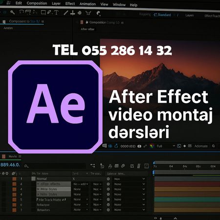 Motion Design After Effects Proqrami Kursu – Hazırlıq kursları – ucuztap.az
