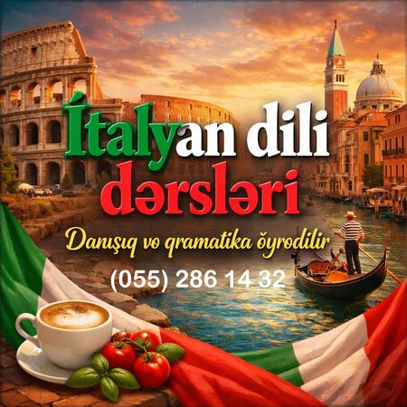 İtalyan Dili Kursu Fərdi Individual Danışıq Dərsləri – Hazırlıq kursları – ucuztap.az