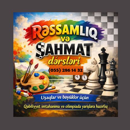 Şahmat Və Rəsm Kursları – Hazırlıq kursları – ucuztap.az