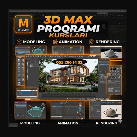 3D Max , Vray Kursları – Hazırlıq kursları – ucuztap.az