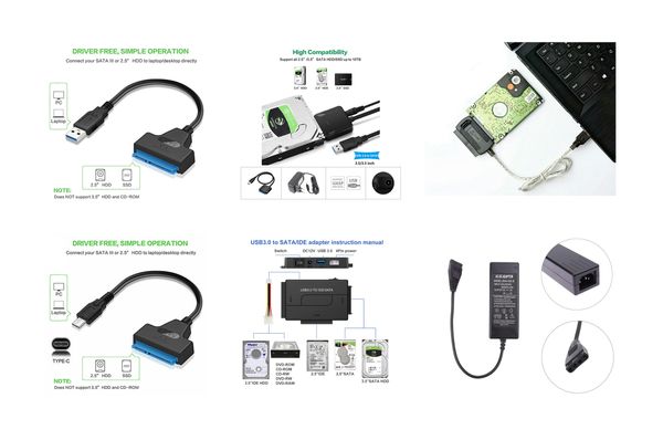 USB 3.0 To SATA HDD/SDD Adapters, Cables & Connectors – Sumqayıt – ucuztap.az