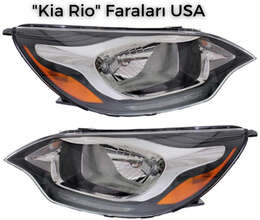 "Kia Rio" (2012-2017) Faraları USA