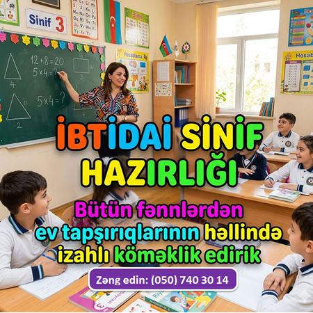 İbtidai Sinif Hazırlığı 1-4-cü Siniflər Üçün AZ RUS Sektor – Hazırlıq kursları – ucuztap.az