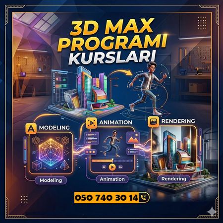 3D Max V-Ray Ilə Peşəkar Vizualizasiya Kursu – Hazırlıq kursları – ucuztap.az