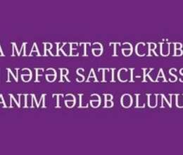 Satıcı-kassir tələb olunur – İş təklif edirəm – ucuztap.az