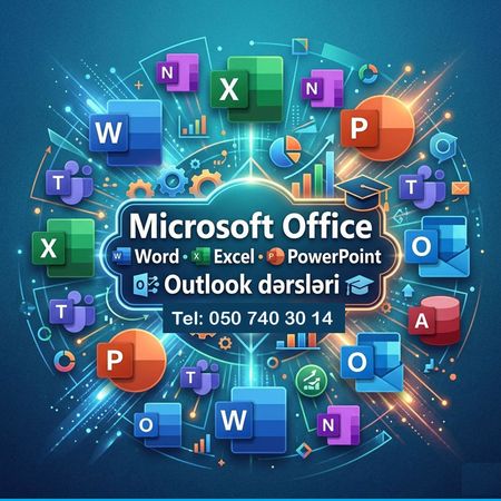 Microsoft Office Word Excel Power Point Outlook – Hazırlıq kursları – ucuztap.az