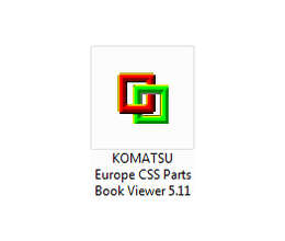 "KOMATSU Europe CSS Parts Book Viewer 5.11" proqramı