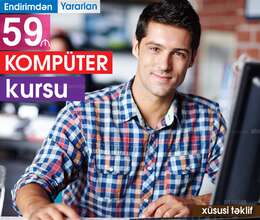 Kompüter kursuna xüsusi endirim – Digər – ucuztap.az