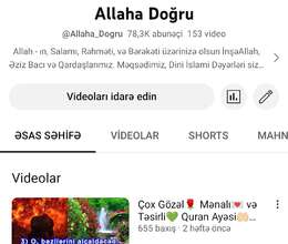 Youtube kanalı – Sosial şəbəkə hesabları – ucuztap.az