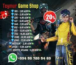 Free Fire elmas vurulma xidməti – Digər – ucuztap.az