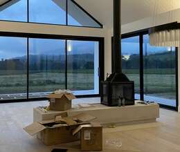 A-Frame Evlər üçün Kaminlər